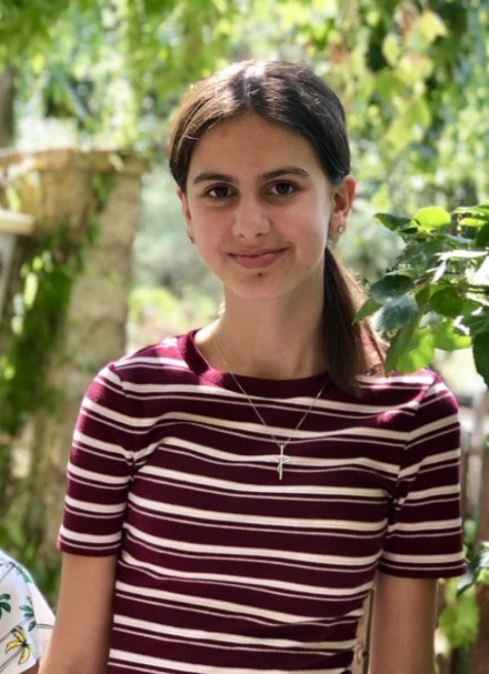 Isabel Willert im Garten
